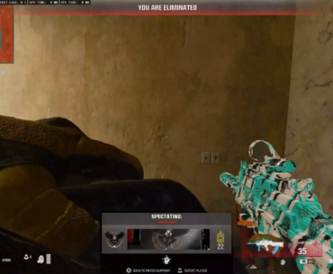 First game on after new anti cheat added.