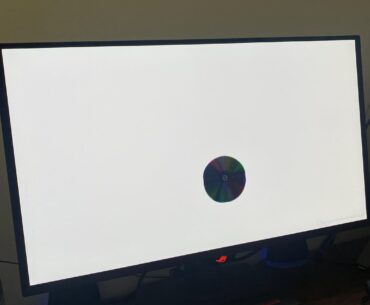 My little sister threw a stone at my new ROG Strix OLED monitor.... gg