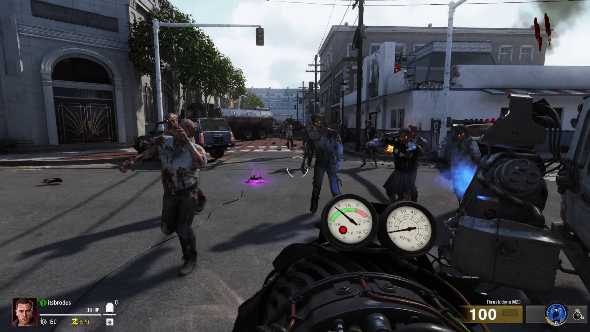 Just your typical Liberty Falls of the day in Black Ops 3 Zombies. No ...