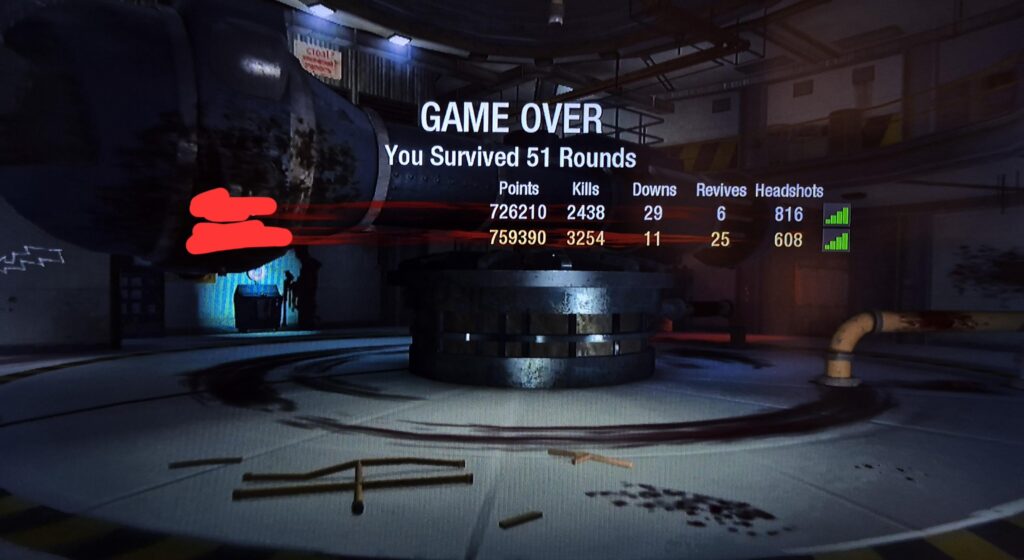 Reached round 50+ in BO1 co-op Reached round 50+ in BO1 co-op