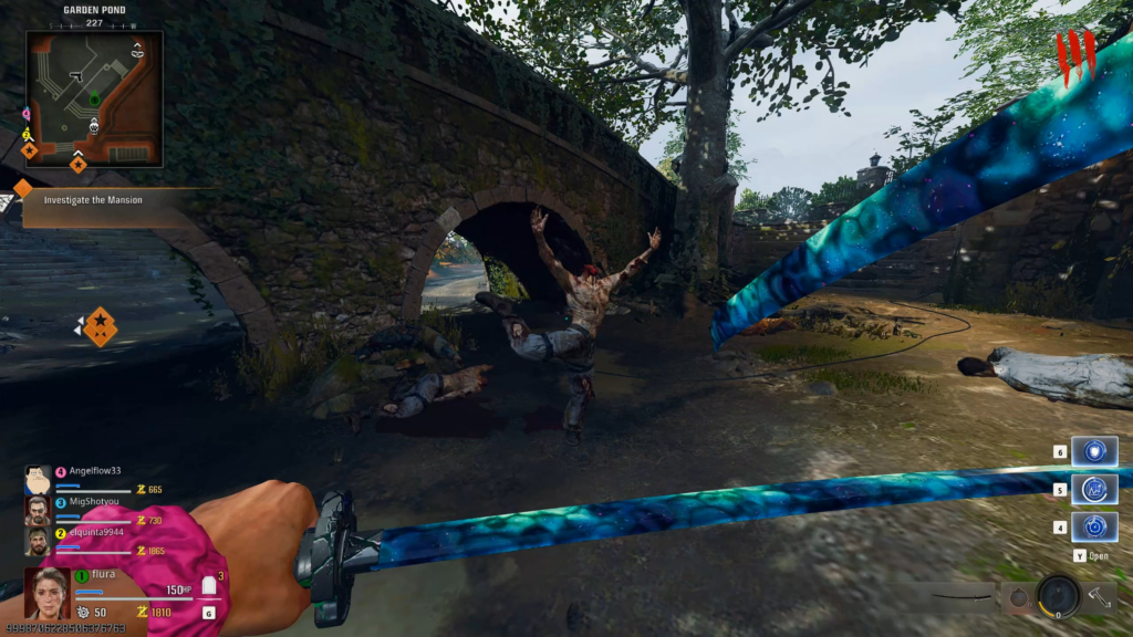 Zombie doing dancing lessons