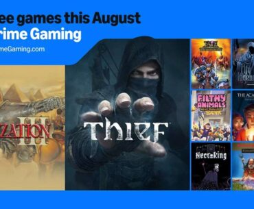 Amazon Prime Gaming August 2025 Lineup Features 12 Games, Including THIEF: Definitive Edition