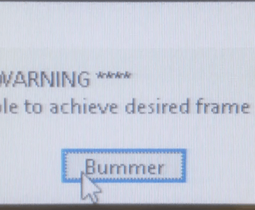 This was an error message on one of the work machines, but it felt so relatable