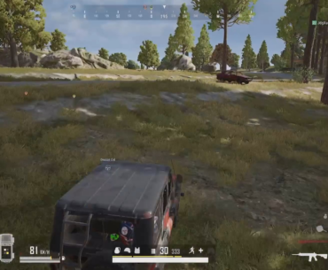 Panzer sandwich sends UAZ flying