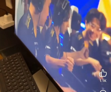 Mongolian PM watching and cheering for The Mongolz