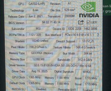 GPU FPS Stottern