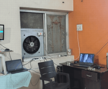 Standing desk with a sitting one too.