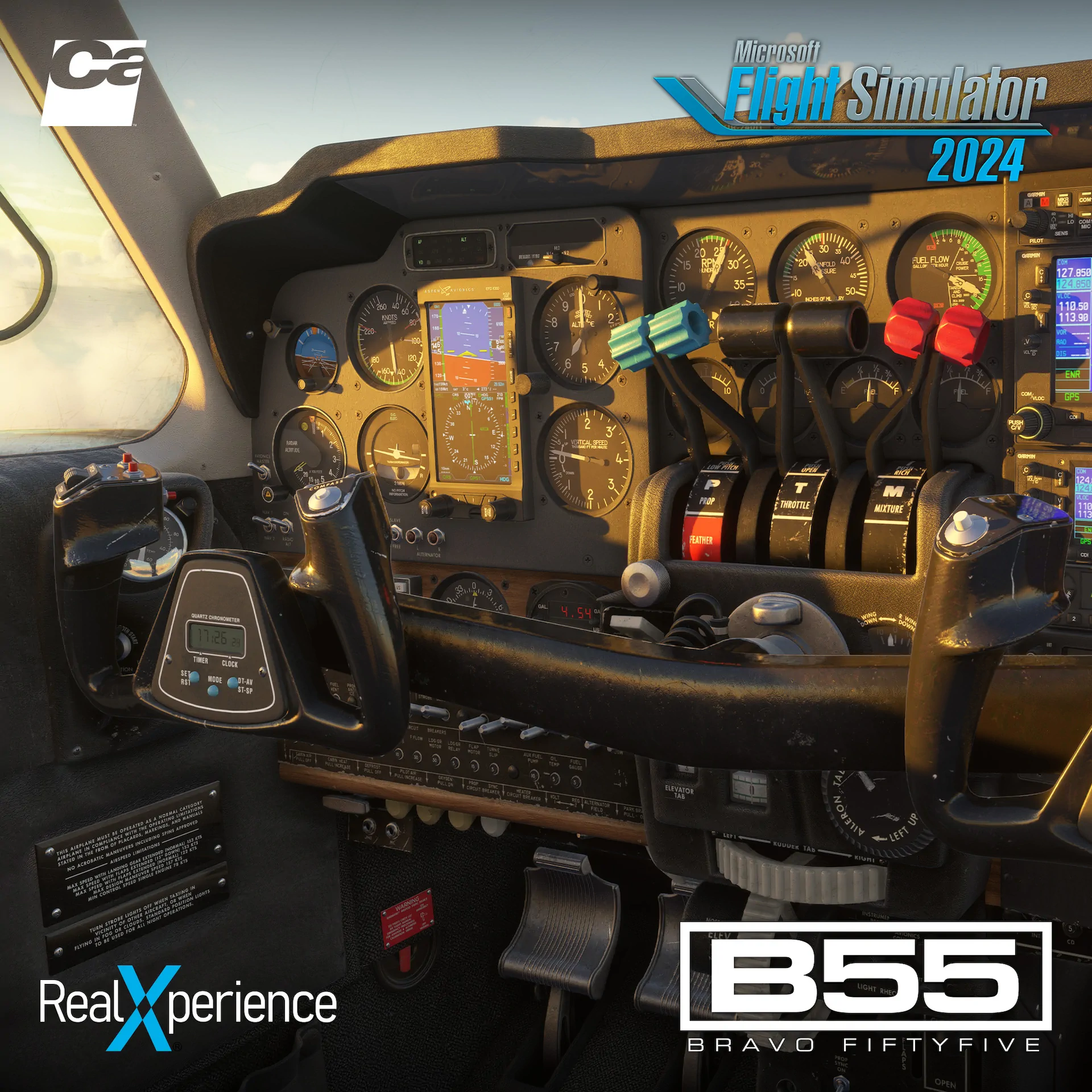Carenado showcases the Beechcraft Baron B55 for MSFS 2024 with new previews 4 carenado b55 previews msfs 2024 2