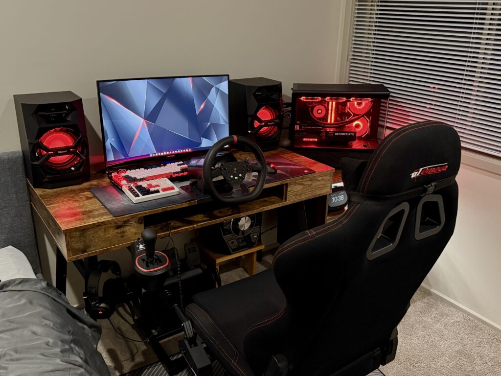 My beginner sim setup