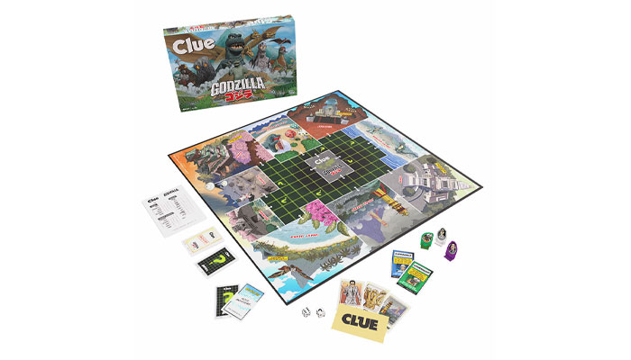 Toho International teams with The Op Games for Clue: Godzilla Dr. Squatch, One Piece