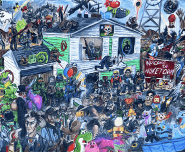 Art piece I made of all my favourite gaming characters