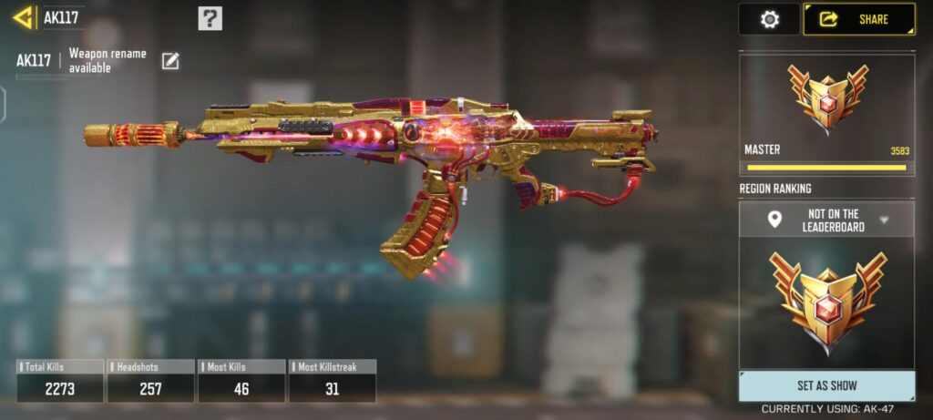 I'm letting you people name my AK117