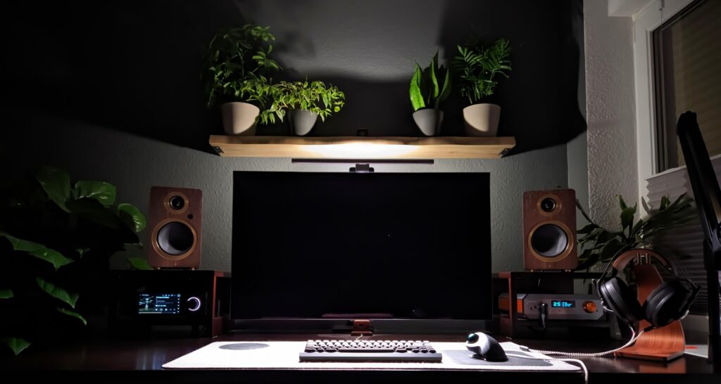 15.000 EUR Setup | Dark Cozy Mode | updated Streamer, DAC/Amp and plants