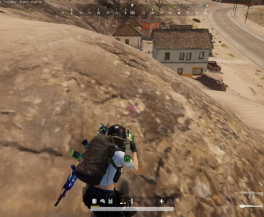 Panzerfaust exploded in the air with a bullet