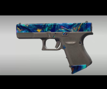 My first skin I ever made, Glock | Opal