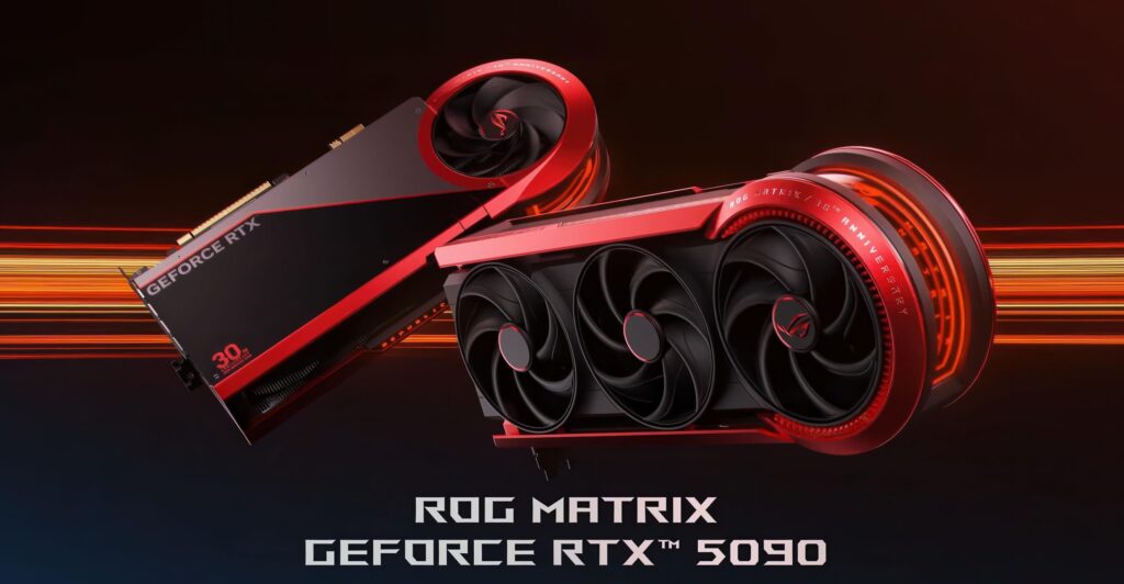 ASUS GeForce RTX 5090 ROG Matrix revealed, quad fans and up to 800W support