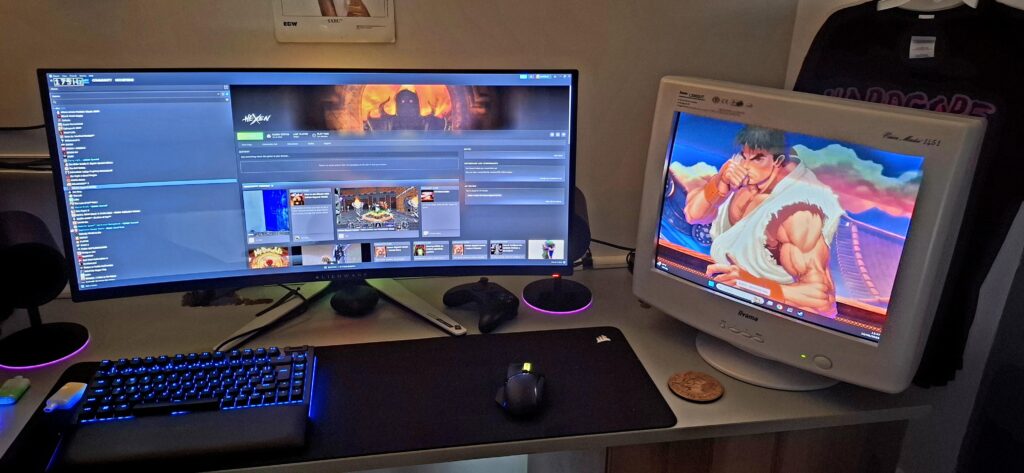 Anyone else rocking a OLED + CRT combo?