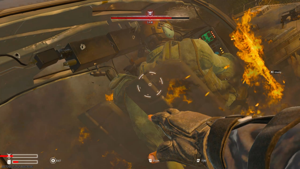 No chopper gunners this time for boss fight....