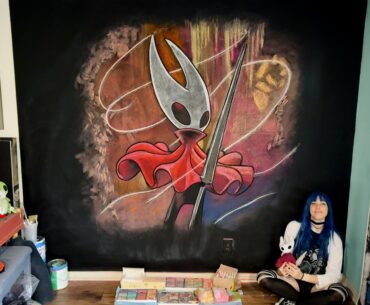 Silksong Chalk Drawing!