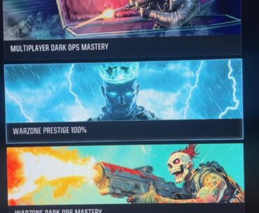Other Calling Card Added. •WarZone Prestige 100%•