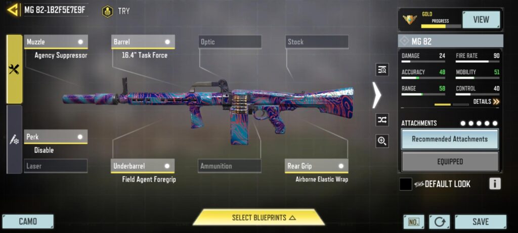 This thing is probably the weakest gun I had the displeasure of grinding gold