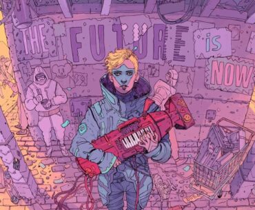 Some of Deathburger / Josan Gonzales’ art! Really like his stuff. The third one used to be my wallpaper!