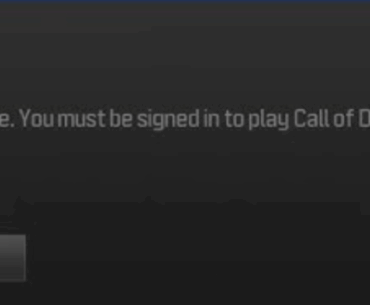 You are not signed into a profile