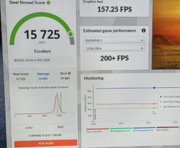 MSI 5090 ventus OC results
