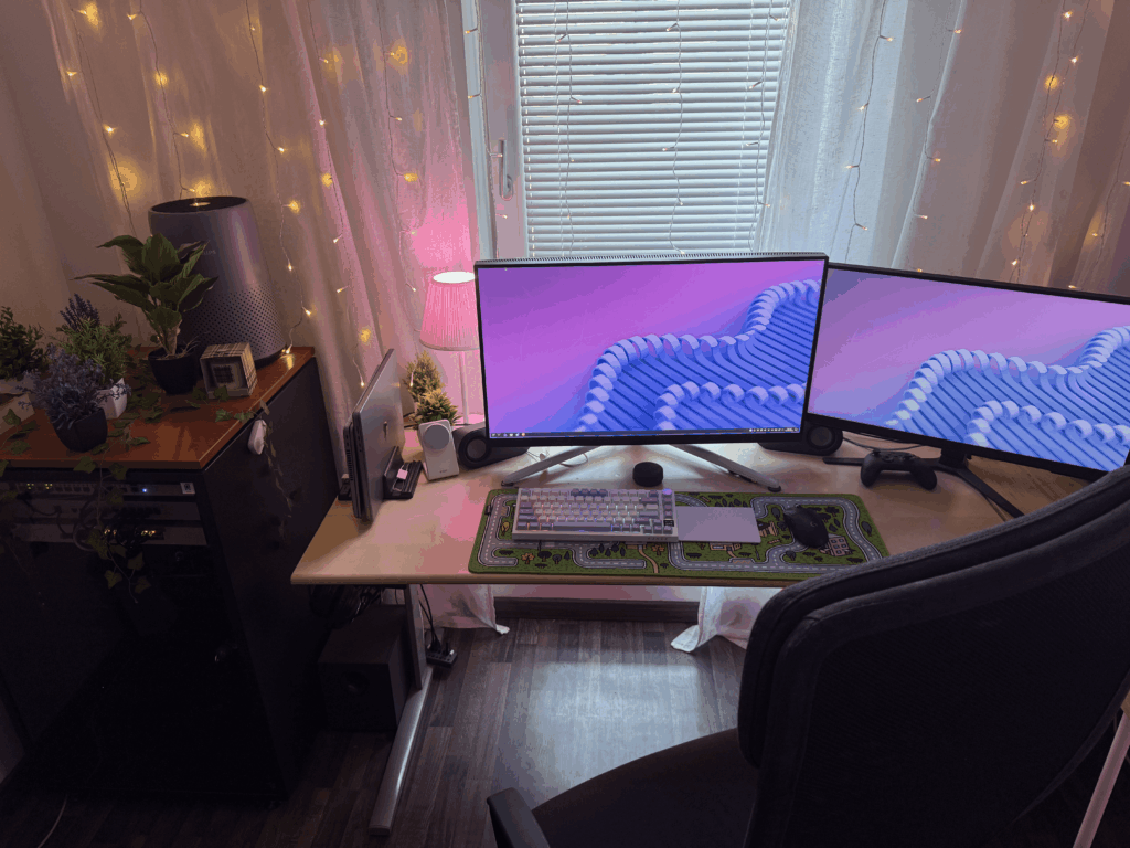 Work + occasional game setup