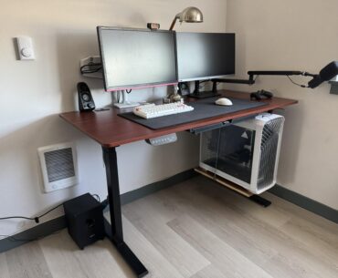 First time making a real effort at cable managment