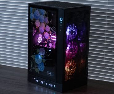 Hydrangea-Themed Custom PC Build DeepCool CH270 DIGITAL