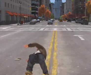 [niko_bellic_gta_4] Niko Bellic jumps out of the car