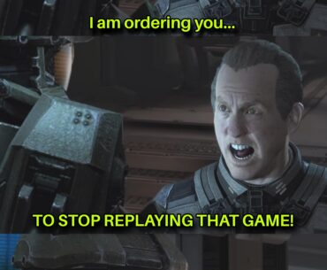 Every time I start a new game in the original Resident Evil 4 🤣 (Halo 4)