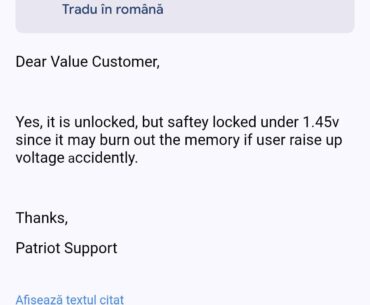 Is the pvv532g600c30k ram kit pmic unlocked?