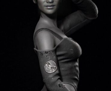 Straight out of a dark cinematic universe-like she just stepped off the movie screen.
