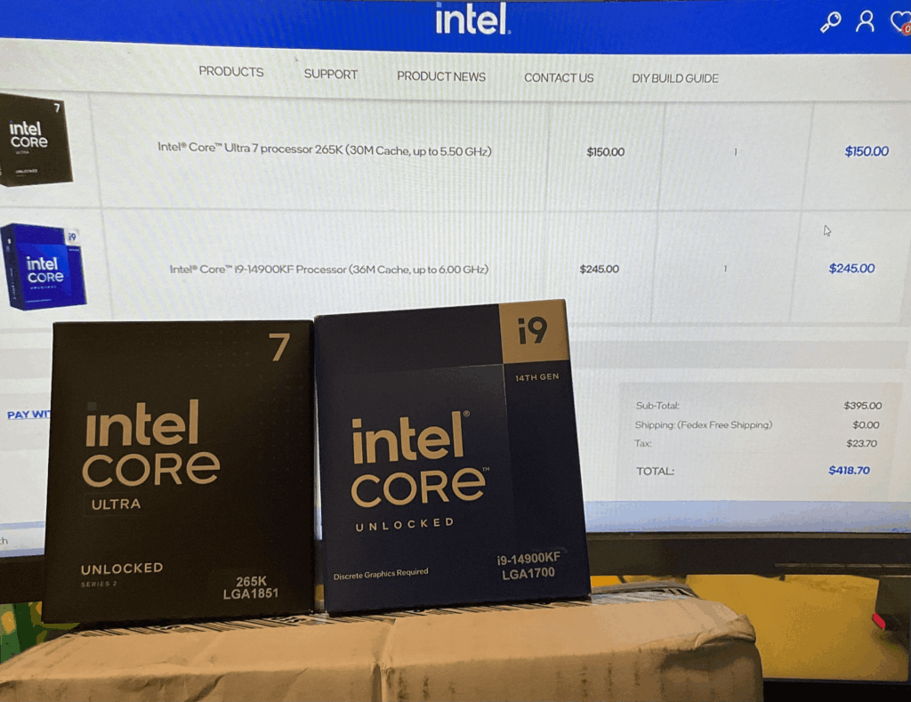 AMD says 'better value' but Intel says 'employee discount'. 50% off is nothing to scoff at.