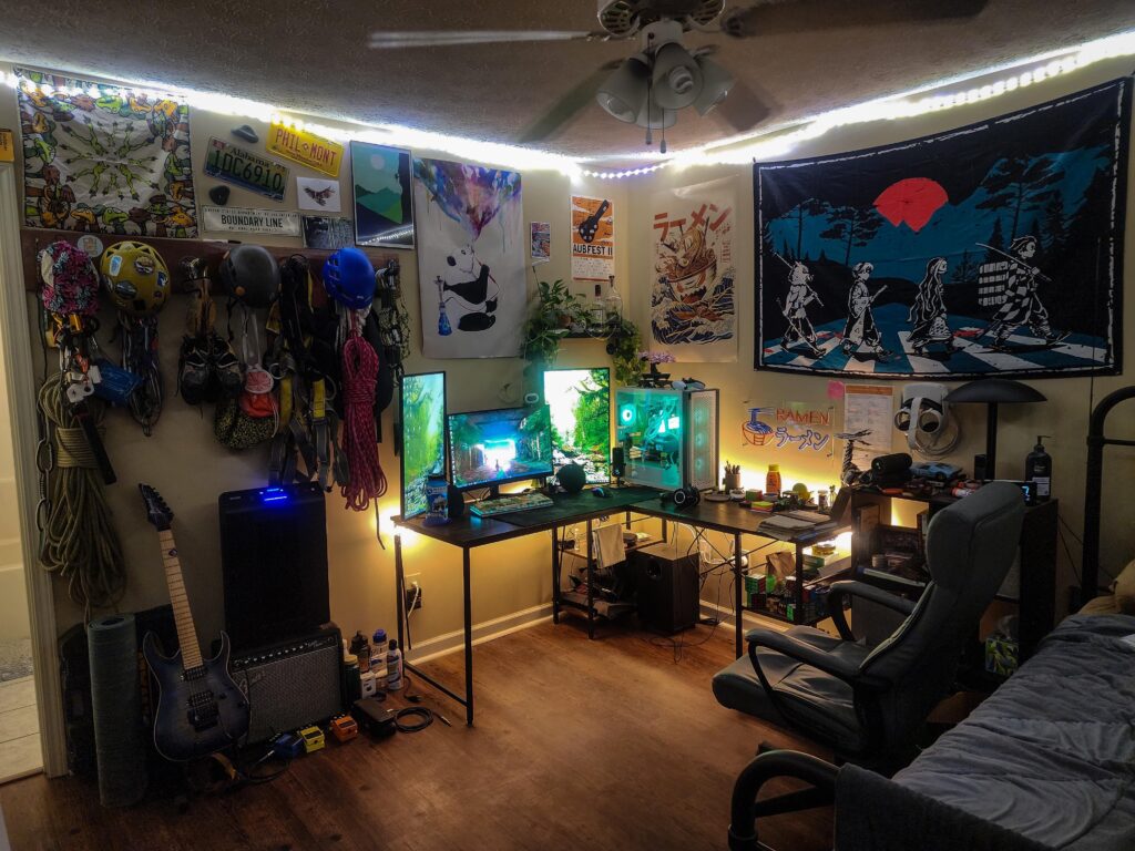 My multi-hobby headquarters finally feels complete enough to post :)
