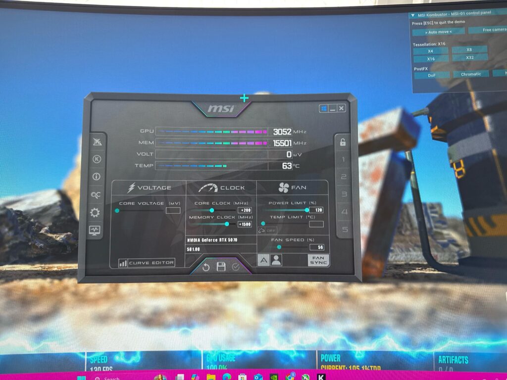 TUF RTX 5070 OverClock