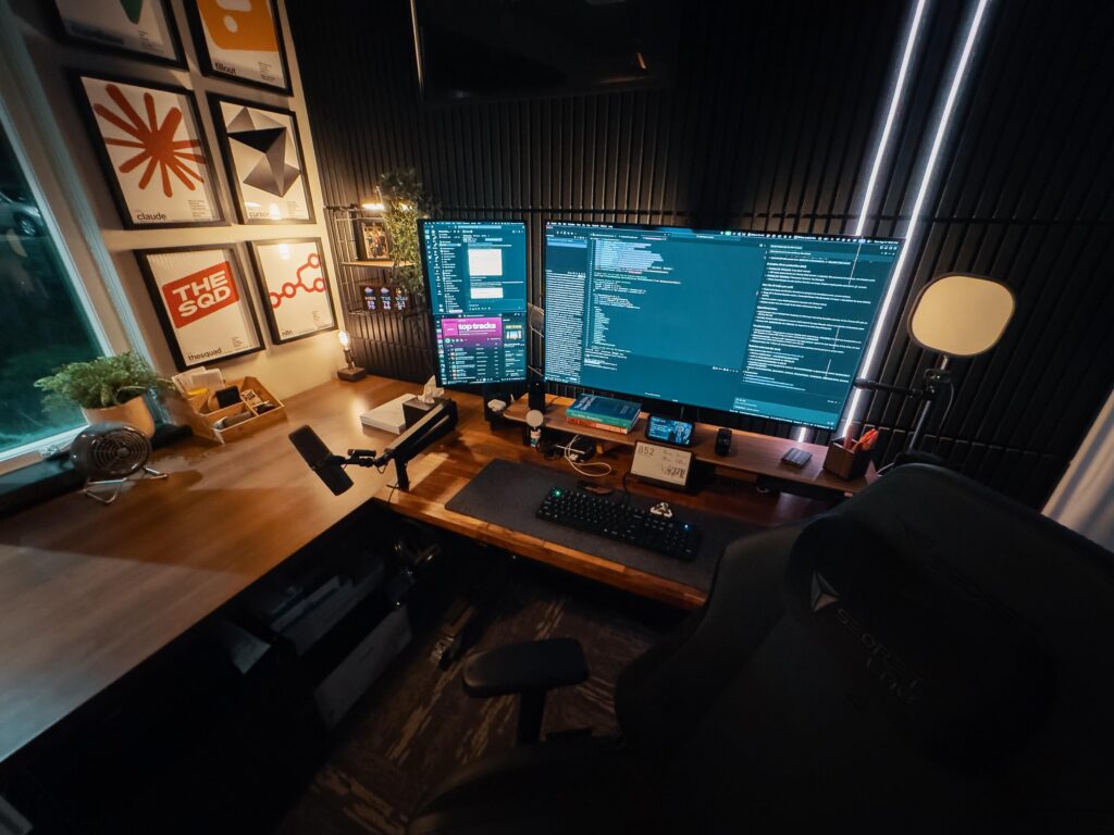 new office, new setup.