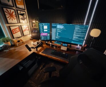 new office, new setup.