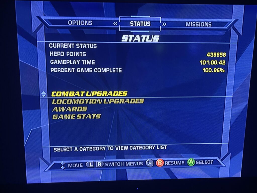 I got 100% in OG Spider-Man 2