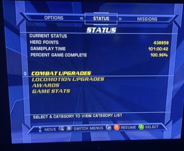 I got 100% in OG Spider-Man 2