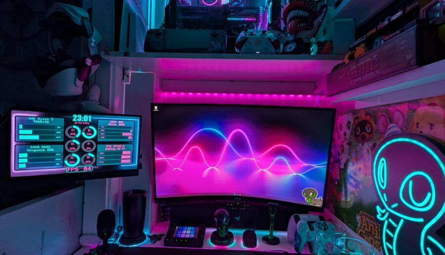 Under the stairs battlestation