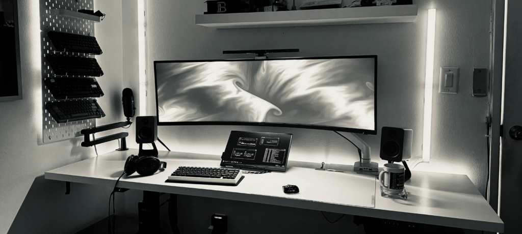 My ultrawide home office/gaming spot
