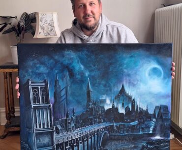 My painting of Irithyll of the boreal valley-Dark souls III