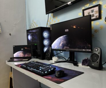 Dream battlestation finally done- upgraded Monitor