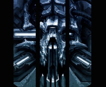 Cyberpunk skull.