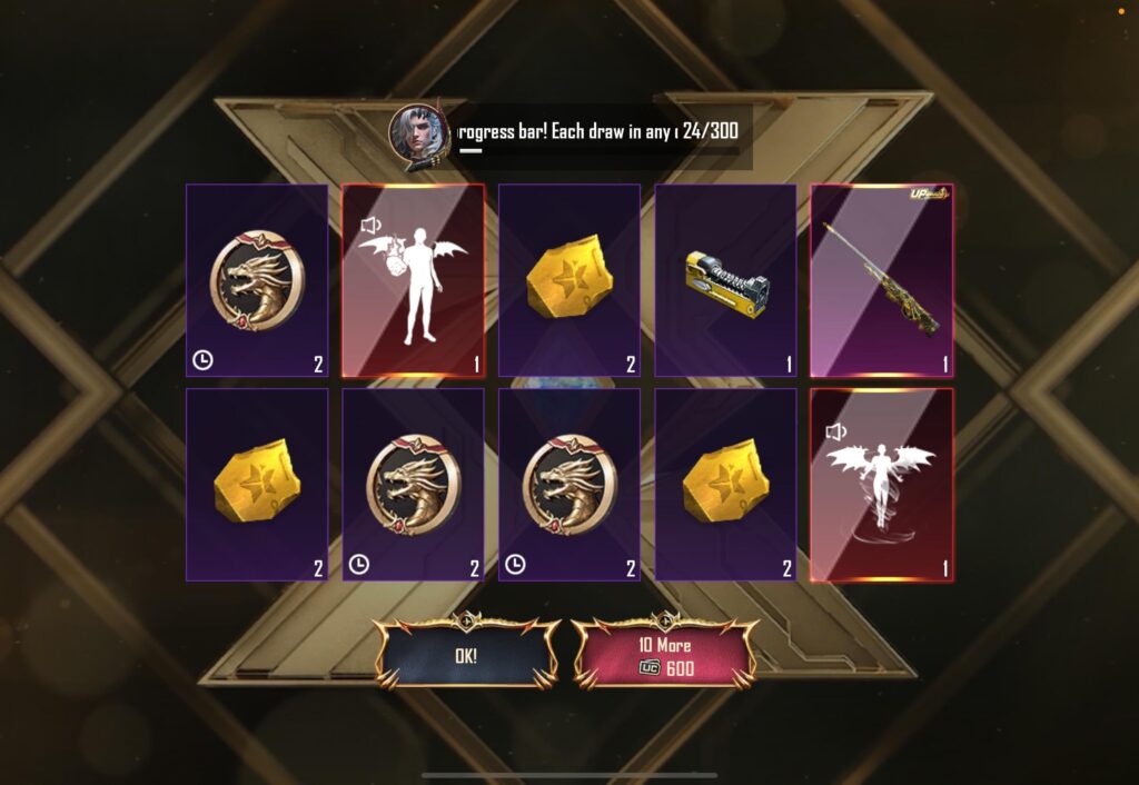 1st 10 Spin after few single.