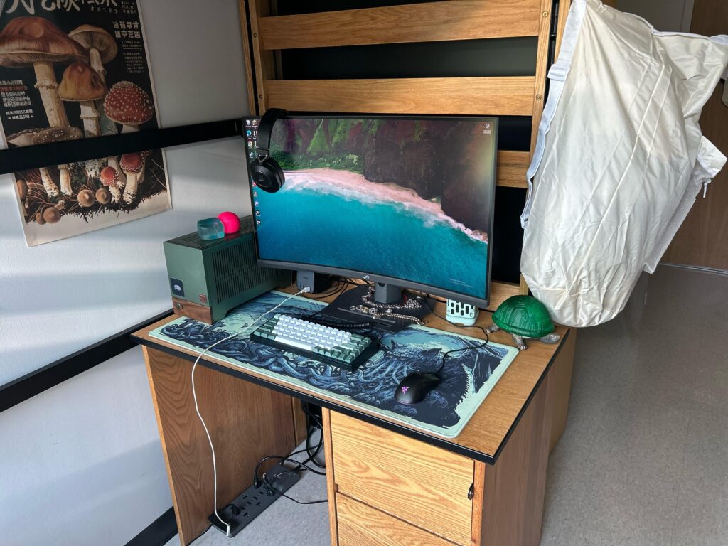 Freshman year dorm station