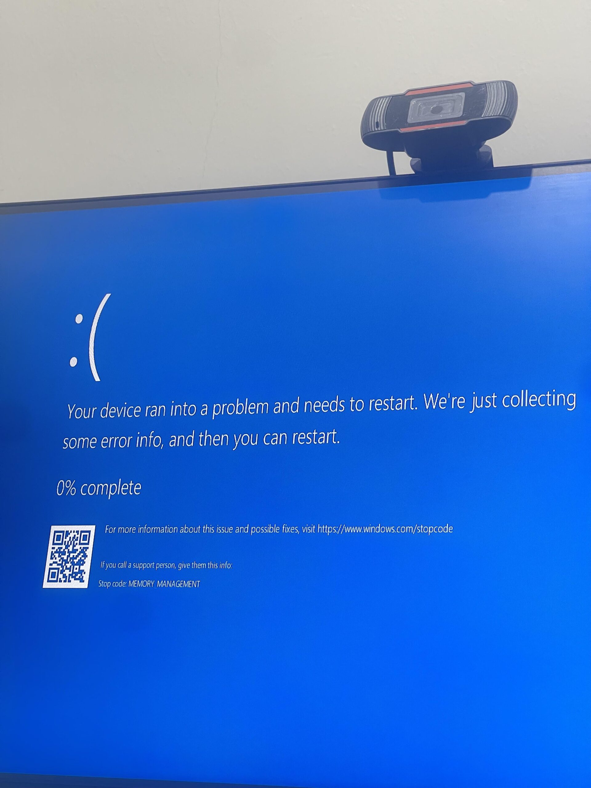Getting this blue screen after overclocking and resetting it back. Getting this blue screen after overclocking and resetting it back.